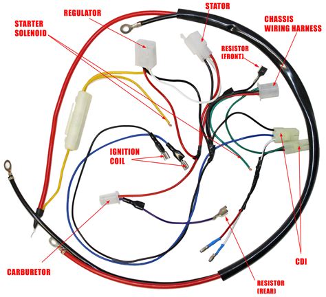 gy6 150cc electrical wiring diagram 